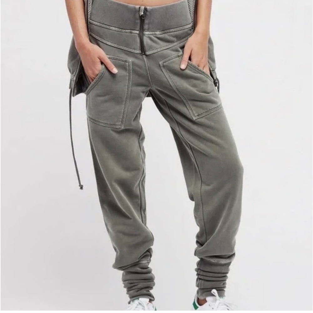 FP Movement by Free People Olive Green On the Road Jogger